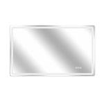 Frameless LED Bathroom Mirror 60x100 cm - Anti-Fog Dimmable Glass
