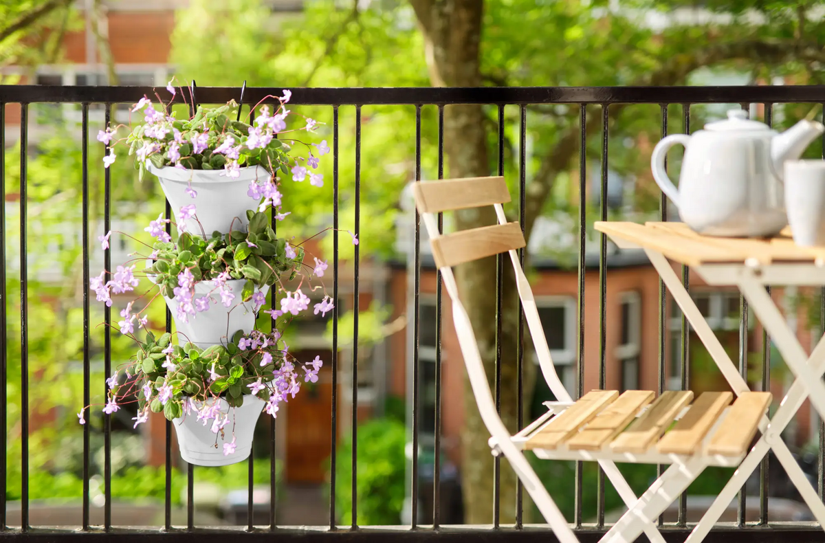 Corsica Vertical Forest 24Cm Set/3 (White)