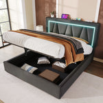 House Loft Bed 90x200cm with Slide, Stairs & LED, Pink Metal