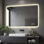 LED Bathroom Mirror 60x120 cm - Anti-Fog Dimmable Frosted Glass