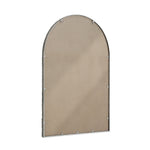 LED Full-Length Mirror 163x54cm Dimmable Light, Black Aluminum Frame