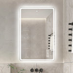 Frameless LED Bathroom Mirror 60x100 cm - Anti-Fog Dimmable Glass
