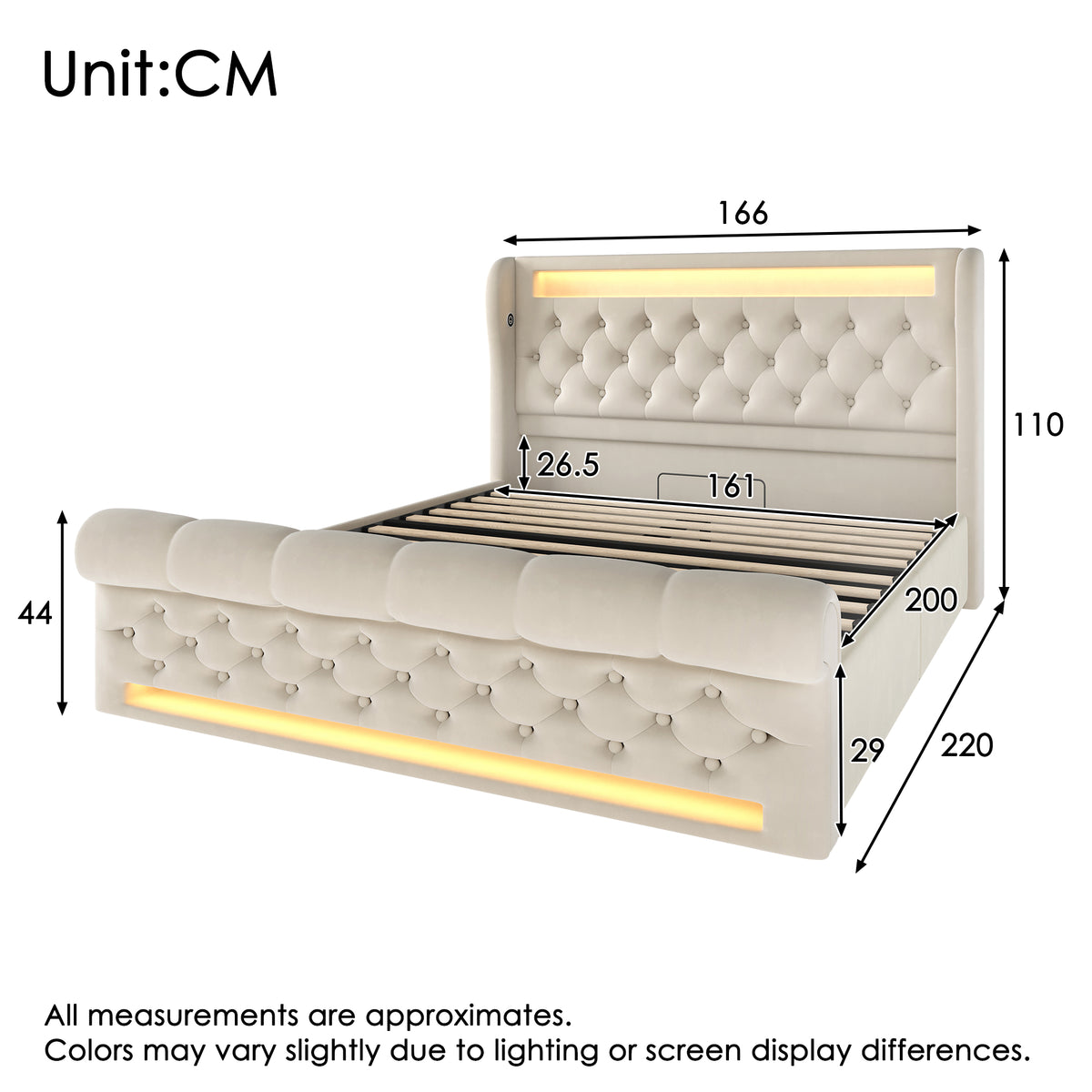 Upholstered Daybed 90x200 cm with Hydraulic Storage, Pink Velvet