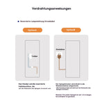 Full-Length Wall Mirror 125x45cm - Natural Wood Frame