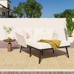 6-Person Garden Dining Set with Armchairs, Polyrattan